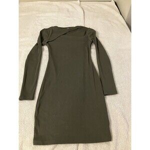 Wild Fable Long Sleeve Dress Olive Green  Size XXS